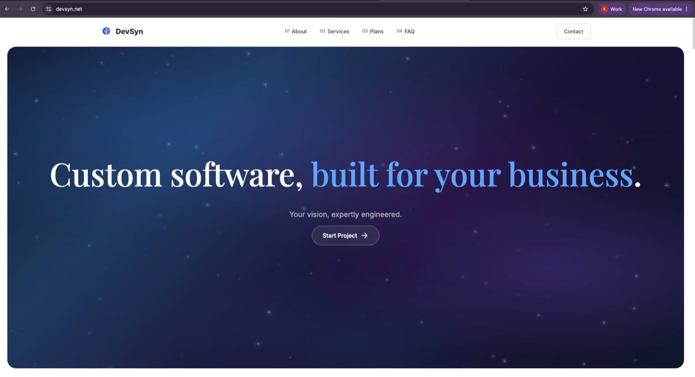 DevSyn Website
